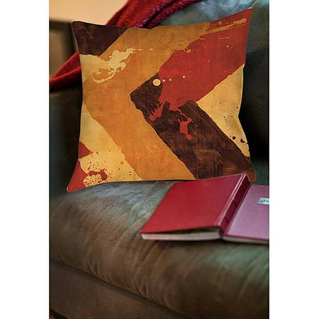 IDG Splatter No I Red Indoor Pillow