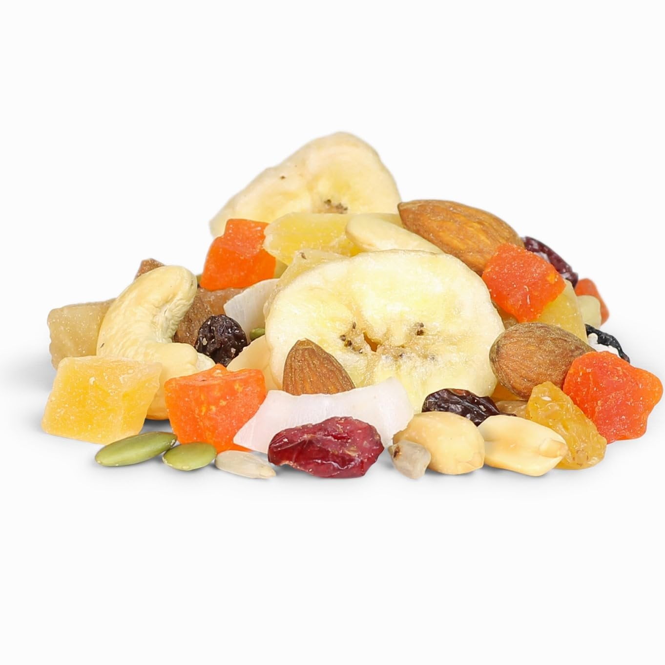 Tropical Mix Trail mix by Its Delish, 5 Lbs Bulk Bag  High Energy Boost Fruit and Nut Healthy Snack Medley with Protein & Vitamins with Mixed Nuts & Dried Fruits Snack  Keto, Vegan, Kosher