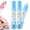 2 * Blue, variant on 2-in-1 Box Cutter & Thermal Erasing Pen, 100ml Privacy Marker with Mini Knife for Receipts Shipping Labels Packages