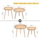 thumbnail image 3 of Juego de mesa de café ZYBT de ratán bohemio natural redondo (2 piezas), 3 of 8