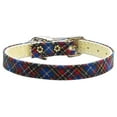 thumbnail image 3 of Mirage Pet 3/8" Plaid Plain Collars Blue 12, 3 of 4