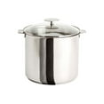 thumbnail image 2 of Cristel Multiply Stainless Steel Stockpot with Glass Lid and Removable Handles, 7.6 Quart, 2 of 3