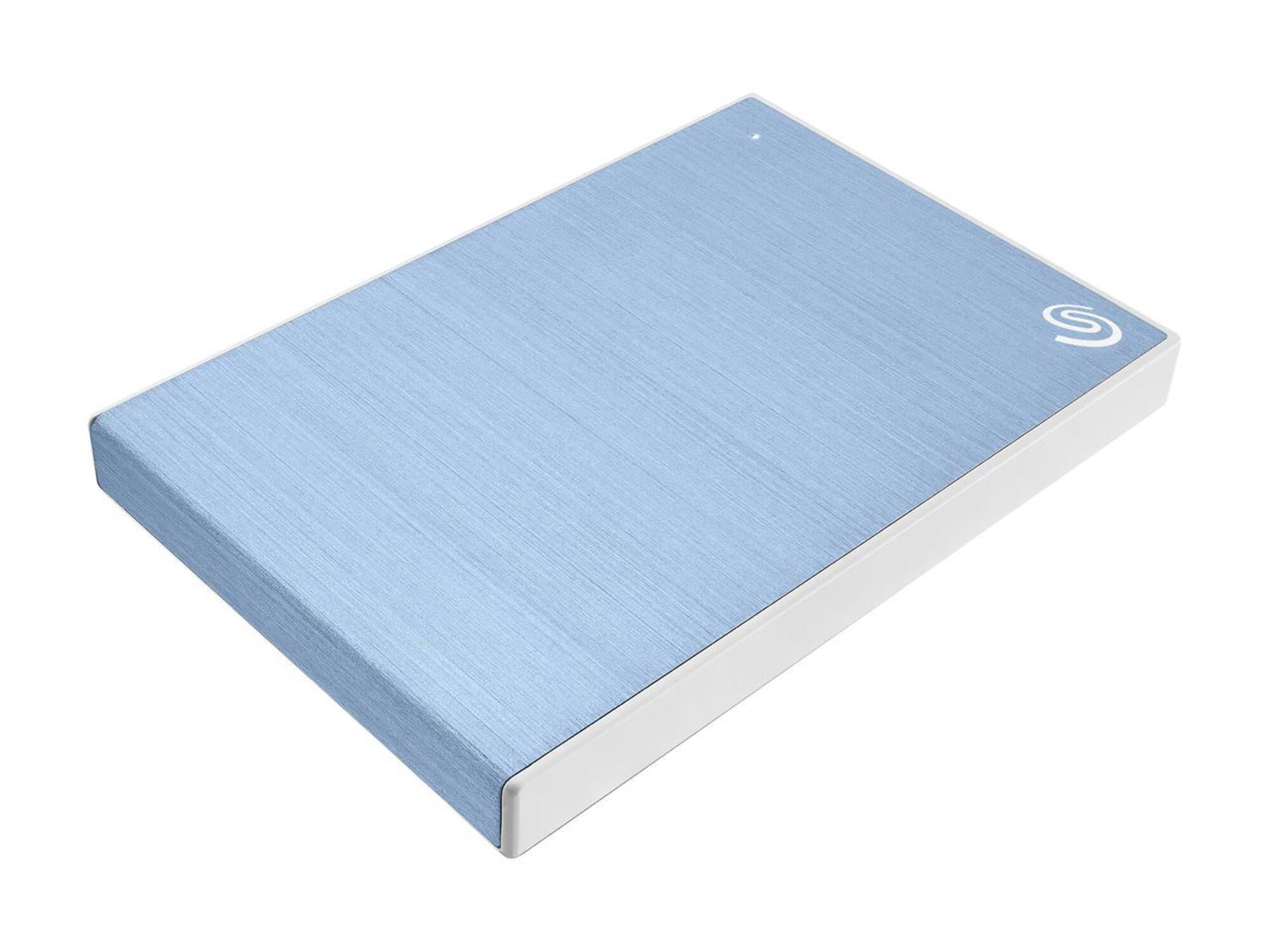 Seagate Backup Plus Slim 1TB External Hard Drive Portable HDD – Light Blue USB 3.0 for PC Laptop and Mac, 1 year Mylio Create, 2 Months Adobe CC Photography, (STHN1000402)