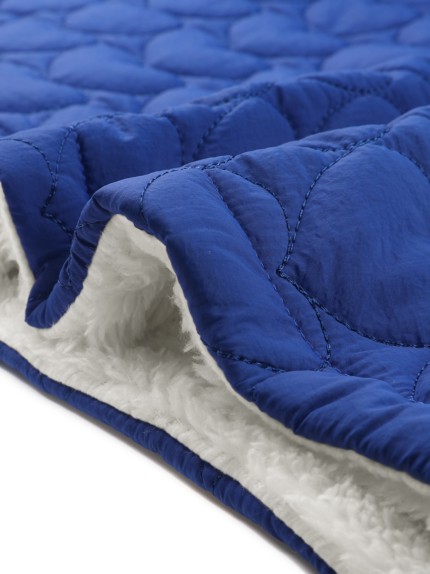 DARING DIVA Women's Plus Size Puffer Coat with Hood and Pockets 2X Royal Blue