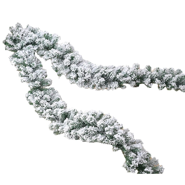 1Strand Christmas Snowy Pine Vine Party Balloon Balloon Arch For Photo Backdrop White