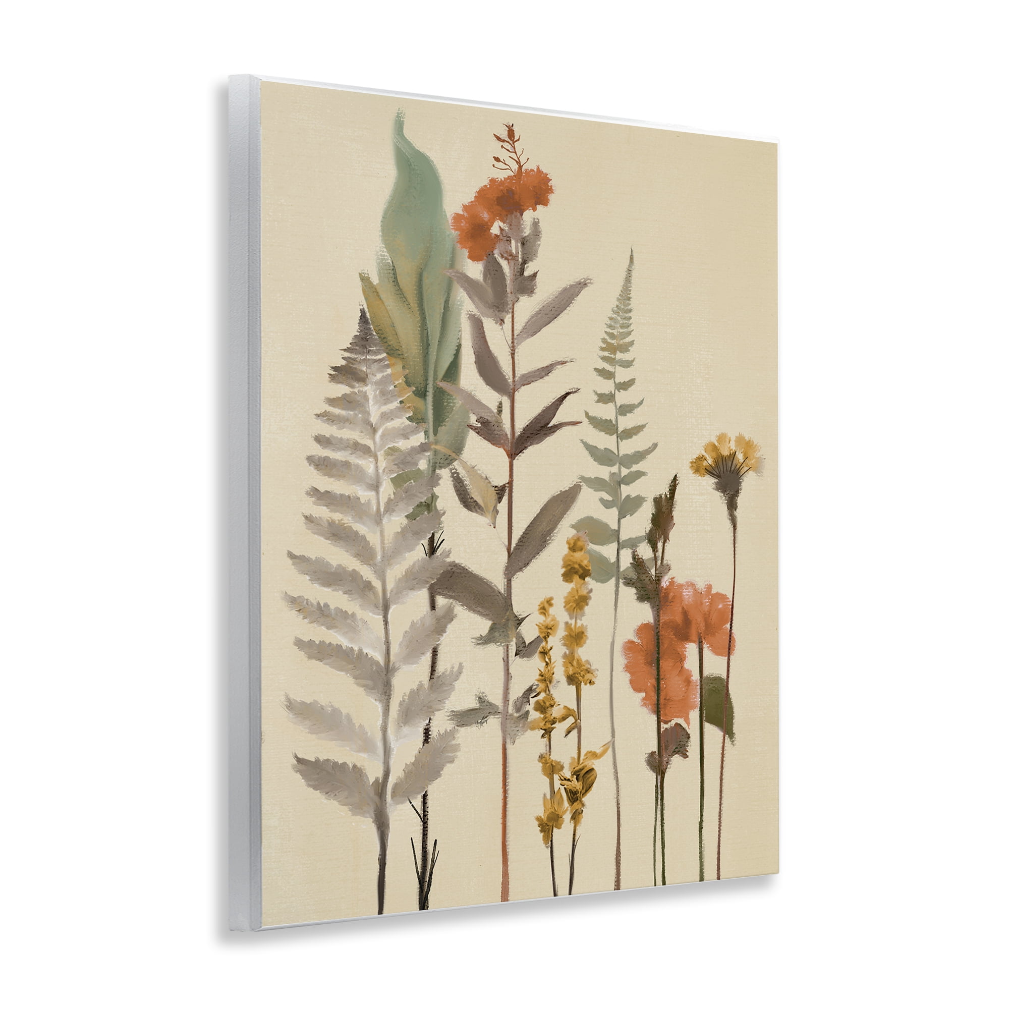 Stupell Industries Fall Botanicals and Ferns Wall Plaque Art, design by Elizabeth Medley