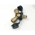 thumbnail image 3 of Grill Parts Zone Propane Cylinder Tee Camping Gas Smoker Adapter Connector Acme QCC 1 Male and 2 Female, 3 of 3