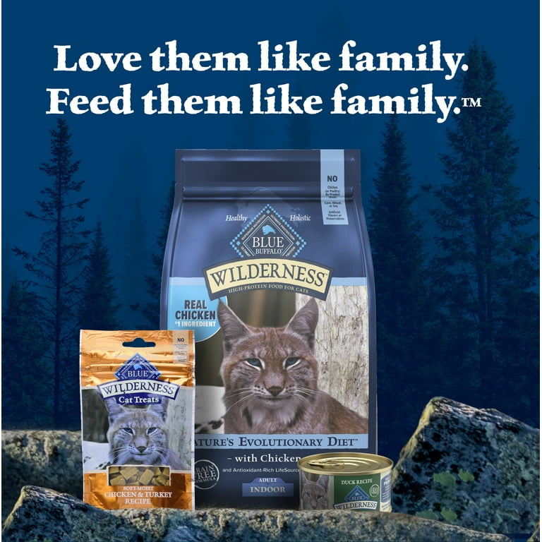 Blue Buffalo Wilderness Grain-Free Natural Cat Food, High-Protein