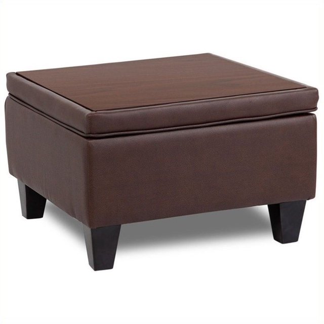 Boss Office Pouf Sectionnel de Réception en Marron