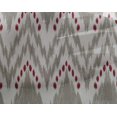 thumbnail image 4 of oneOone Georgette Viscose Fabric Chevron Ikat Fabric Prints By Yard 42 Inch Wide, 4 of 4