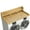Natural Wood, variant on 54 Inch Washer Dryer Topper with High Edge Waterproof MDF Double Layer Counter Storage for Laundry