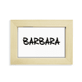 thumbnail image 1 of Special Letra Ingles Nombre Barbara Escritorio de madera Arte Pintura 5x7 pulgadas marco de foto foto, 1 of 4