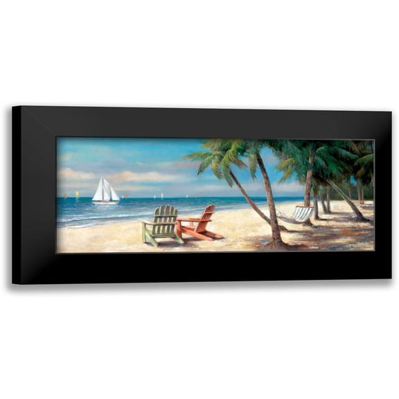 Chiu, T.C. 14x8 Black Modern Framed Museum Art Print Titled - Fair Island II