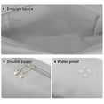 thumbnail image 4 of Unique Bargains 1 Pcs Makeup Bag Cosmetic Travel Bag Waterproof PU Leather Case Makeup Bag for Women S Size Silver Tone, 4 of 6
