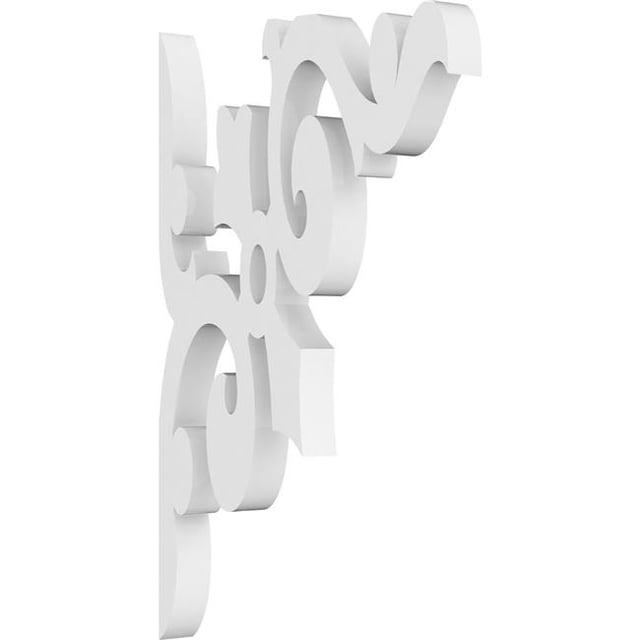 Ekena Millwork BKTP01X05X08WH Support pour Homme Blanc - 0,62 x 5 x 8 Po.