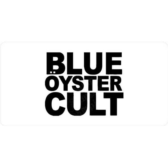 212 Main LPO1445 Blue Oyster Cult Photo License Plate