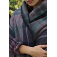 thumbnail image 5 of Swiss Link Military Surplus Classic Wool Plaid Throw Blanket, Gray Blue, 5 of 5