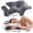 Grey, variant on Alcedo Cervical Pillow,Cervical Neck Pillow For Pain Relief - Ergonomic Side Sleeper Pillow For Neck Support,Cozy Memory Foam Pillows For Sleeping, Contour Pillow For Back Stomach Sleepers