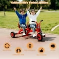 thumbnail image 4 of DEYGIA Toddler Tricycle for Kids Ages 3+, 3-in-1 Trike Bike with Non-Slip Pedals & Airless Rubber Wheels, Balance Training Bike for Boys Girls, Ideal for Outdoor Playground and Daycare, 4 of 8