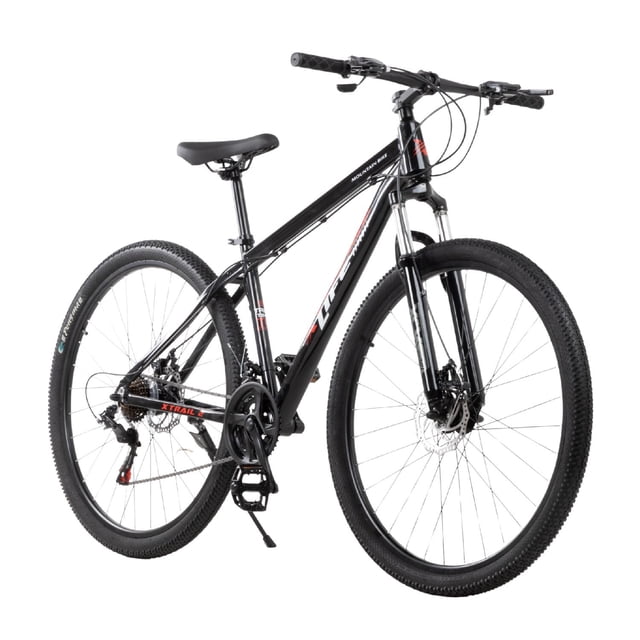 Bicicleta De Montaña Rodada 29 Frenos De Disco Marco De Acero 21v Ciclismo Xtreme Life negro