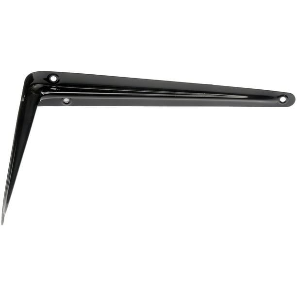 Hyper Tough Shelf Bracket 8" x 10" Black