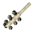 thumbnail image 4 of Wooden Handle Bell, 13 Jingles Hand Bell  Decoration  for Kids Musical Education, 4 of 8