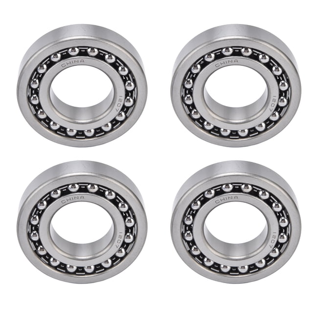 Roulement à Billes Auto-Aligné, Roulements à Double Rangée Étanches à l'Usure Rotation Stable et Résistante pour Moteurs pour Patins à Roulettes 1204, 1205, 1206, 1207, 1208