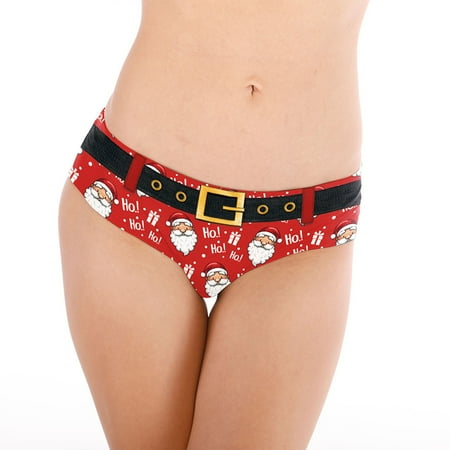 

NILLLY Basic Women s Panties Low Waist Light Printed Briefs Ladies Panties Hot Pink / L
