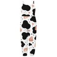 thumbnail image 5 of Toddler Girls Cow Print Jumpsuit Sleeveless Overalls Kids Spaghetti Strap Pants with Pockets Brown 3 5-6 Years, 5 of 9