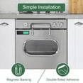 thumbnail image 5 of Dishwasher Magnet Clean Dirty Sign Rectangle Blue/Grey Sign with Adhesive, Silver, 5 of 6