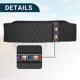thumbnail image 5 of Funda para cinturón de seguridad con diamantes de imitación para coche, correa para el hombro, fundas suaves y cómodas, color gris, 2 uds., 5 of 8