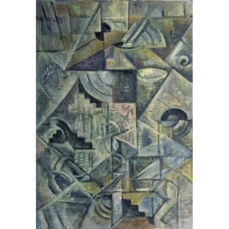 Samovar 1913 Kasimir Malevich 1878-1935 Russian Oil on Canvas Museum Rostov Russia Poster Print - 18 x 24 in.