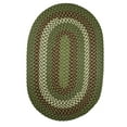 thumbnail image 1 of Indoor/Outdoor Rug, Green Reversible Braided Textured Design, 10Ft. X 10Ft. Round Deck/Patio Carpet, 1 of 2
