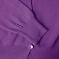 thumbnail image 5 of Bibifish Womens Cardigan Sweaters Solid Color Button Down Autumn Long Sleeve Knitted Tops V-Neck Stretchy Knitted Outerwear For Ladies, 5 of 6