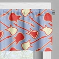 thumbnail image 3 of Ambesonne Guitar Window Valance, Abstract Music Equipment, 54" X 18", Vermilion Lavender, 3 of 5