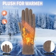 thumbnail image 2 of TERGAYEE Winter Gloves for Women,Fleece Lined Windproof Gloves,With Sensitive manipulatescreen Texting Fingers,Women's Winter Warm manipulatescreen Gloves, 2 of 7