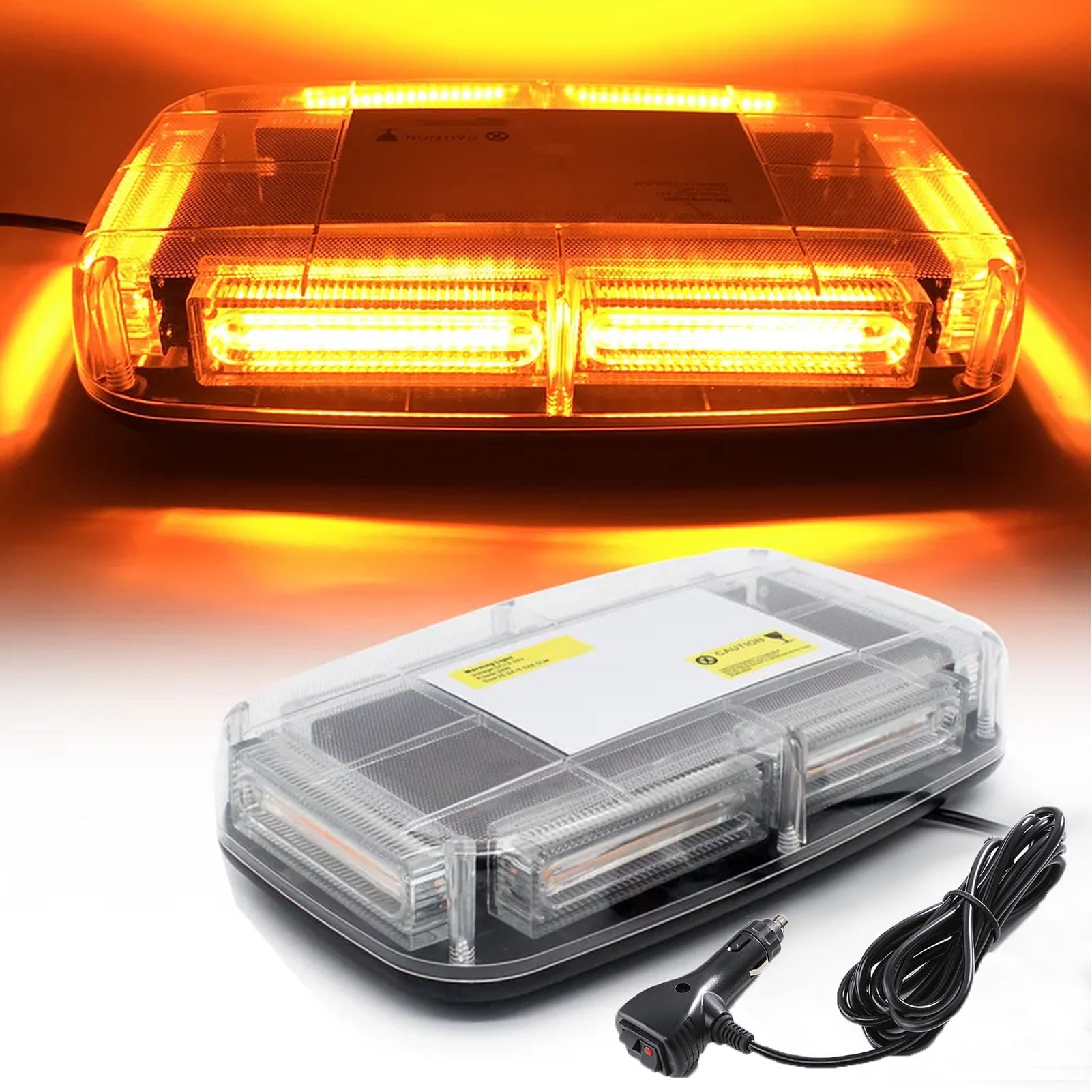 TOPKU Roof Top Emergency Strobe Beacon Lights 6 COB 1224V High