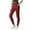 Red, variant on SwiftWear Black Girls Athletic Leggings Crossover High Waisted Yoga Pants with Pockets Kids Dance Running Workout Tights 5-12 Years