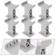 thumbnail image 3 of 6 piezas de juguetes para muelles de puente de tren para niños, elevadores de soporte para puente de tren, accesorios para vías de tren, 3 of 7