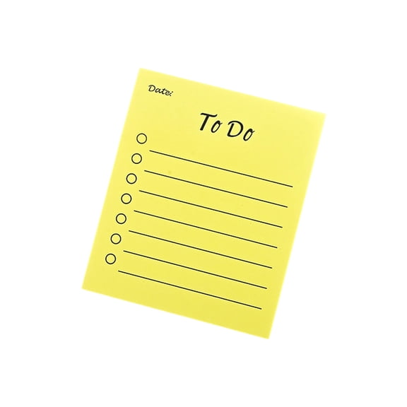 Practical Stickier Note Simple Stickier Pad Lined Writing Pad Paper Pad Lovely Memos Pad for Workers