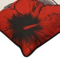 thumbnail image 4 of Outdoor Decor by Commonwealth Ebony  Poppy Print Pillow 18 x 18 in Multi, 4 of 4