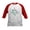 Red/White, variant on CafePress - Shark Birthday Baseball Jersey - Kids Cotton Baseball Jersey, 3/4 Sleeve Shirt