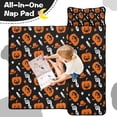 thumbnail image 4 of Halloween Pumpkins with Music Notes Toddler Nap Mats for Kids Preschool,59"x22" Sleeping Mat Bag or Kids,Toddler Sleeping Bag,Toddler Nap Mat or Daycare, 4 of 6