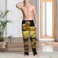 thumbnail image 2 of Balery Yellow White-Lipped Pit Viper Pantalones de pijama para hombre, pijama ultraligero, pantalón de descanso-XX-Large, 2 of 6