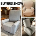 thumbnail image 3 of Chair Cover Washable Rhombic Recliner Sofa Cover Armchair Slipcover Lazy Boy Relax Elastic Couche Protect Cover, 3 of 7