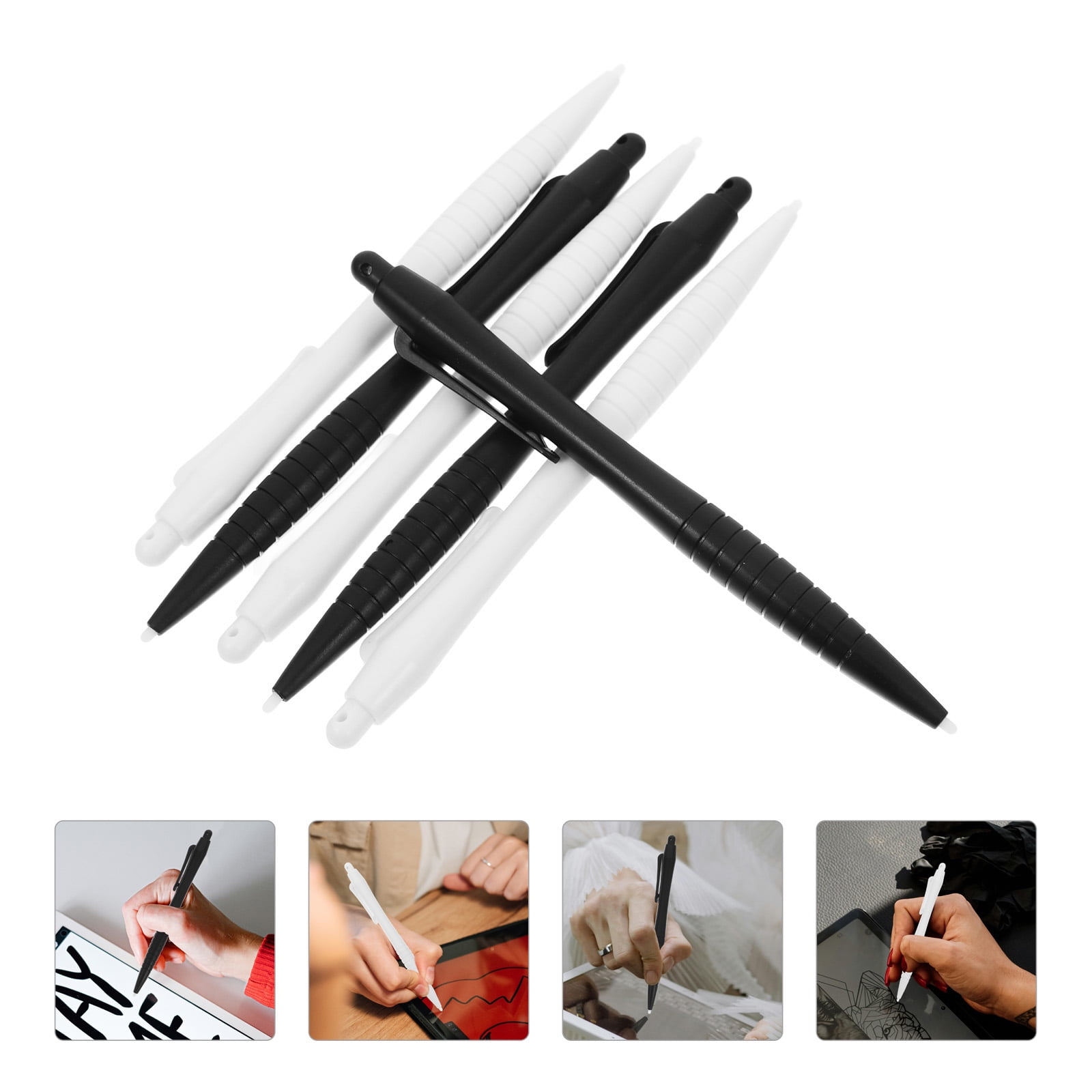 OULII 6-Pack Lightweight Stylus Pens for Drawing Sketching and Touchscreen Use Tablets Smartphones and More