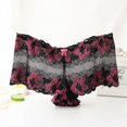 thumbnail image 1 of Deepwonder Ladies Panties Lace Low Waist Panties Floral Hollow Briefs Lace Jacquard Women See-through Mesh Panties Underwear, 1 of 6