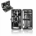 thumbnail image 4 of Simyoung Manicure Pedicure Tool Kit, Nail Clippers Kit,19pcs Manicure Pedicure Nail Clippers Set Stainless Steel Acne Removal Tool Kit Gray, 4 of 6