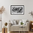 thumbnail image 4 of Historic Framed Print, [Sixteenth century engraving of Scanderbeg's forces attacking a Turkish encampment], 17-7/8" x 21-7/8", 4 of 9