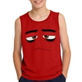 thumbnail image 3 of SGFCWSX Boys Summer Tank Tops Crew Neck Print Casual Relaxed Fit Sleeveless Outdoor Daily Wear Tops for Kids Red Size 8 Years, 3 of 7